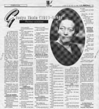 Gladys Thein  [artículo] Ana María Muñoz.