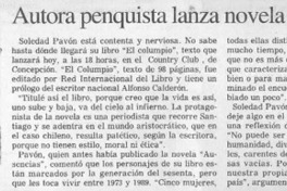 Autora penquista lanza novela "El columpio"