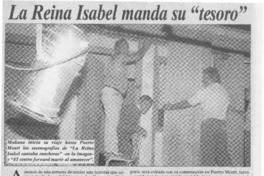 La Reina Isabel manda su "tesoro"  [artículo].