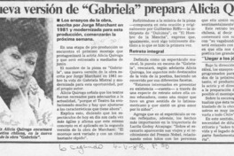 Y la Reina cantó a todo pulmón  [artículo] Sergio Concha Gam boa.