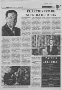 El archivero de nuestra historia  [artículo].