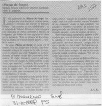 (Playas de fuego)  [artículo] J. A. K.