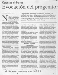 Evocación del progenitor  [artículo] Luis Alberto Maira.