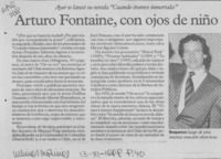 Arturo Fontaine, con ojos de niño  [artículo].