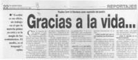 Gracias a la vida --  [artículo] Claudia Núñez.