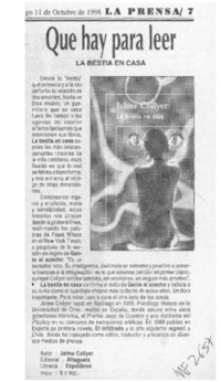 La Bestia en casa  [artículo].