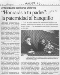 "Honrarás a tu padre", la paternidad el banquillo  [artículo].