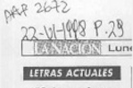 Letras actuales  [artículo].