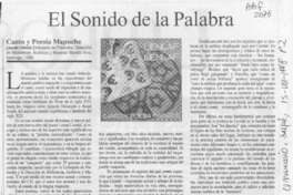 El sonido de la palabra