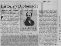 Historia y diplomacia  [artículo] María Teresa Parker de Bassi.