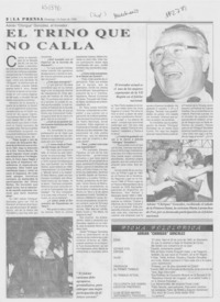 El trino que no calla