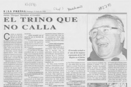 El trino que no calla