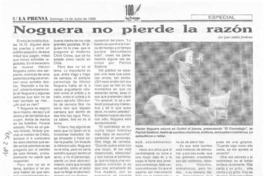 Noguera no pierde la razón   Juan Pablo Jiménez.