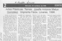 Artes plásticas, temas  [artículo].