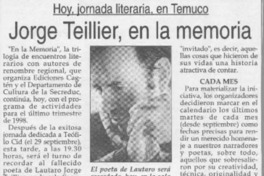Jorge Teillier, en la memoria  [artículo].