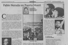Pablo Neruda en Puerto Montt