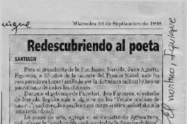 Redescubriendo al poeta  [artículo].