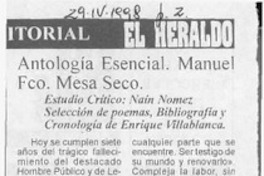 Antología esencial  [artículo].