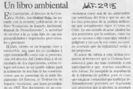 Un libro ambiental