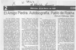 El Amigo piedra. Autobiografía  [artículo].