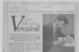 Una mentira verosímil
