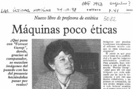 Máquinas poco éticas  [artículo].