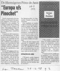 "Europa vs Pinochet"  [artículo].