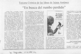 "En busca del rumbo perdido"  [artículo] Paul Cardenal Poupard.