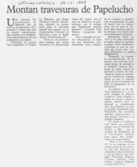 Montan travesuras de Papelucho  [artículo].