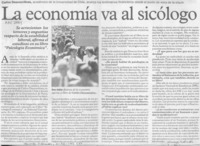 La economía va al sicólogo  [artículo].
