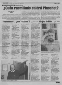 Cuán rasmillado saldrá Pinochet?  [artículo] Carmen Eugenia Bravo.