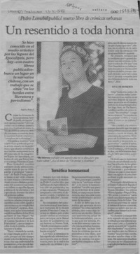 Un resentido a toda honra  [artículo] Angélica Rivera F.