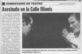 Asesinato en la calle Illinois  [artículo] Leopoldo Pulgar I.