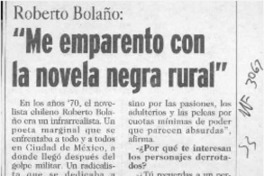 "Me emparento con la novela negra rural"