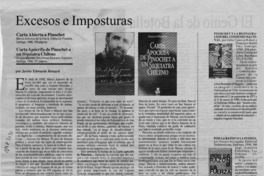 Excesos e imposturas  [artículo] Javier Edwards Renard.