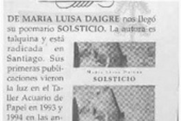 Solsticio  [artículo] A. P.