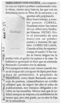 Teatinas  [artículo].