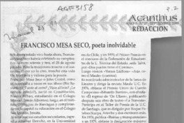 Francisco Mesa Seco  [artículo] Fanny Ross.