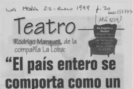 "El país entero se comporta como un ebrio"