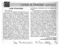 Jaime Eyzaguirre  [artículo] Pedro Godoy P.
