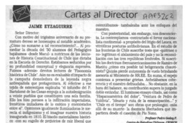 Jaime Eyzaguirre  [artículo] Pedro Godoy P.