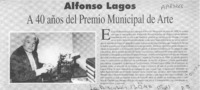 A 40 años del Premio Municipal de Arte  [artículo].