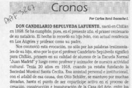 Cronos  [artículo] Carlos René Ibacache I.