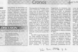 Cronos : [artículo]