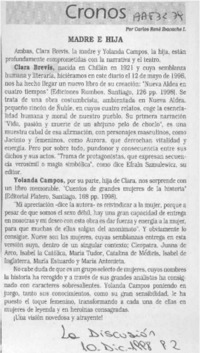 Cronos  [artículo] Carlos René Ibacache I.