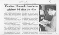 Escritor Hermelo Arabena celebró 94 años de vida