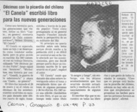 "El Canela" escribió libro para las nuevas generaciones