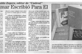 Juan Emar escribió para él  [artículo] D. C.