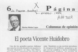 El poeta Vicente Huidobro