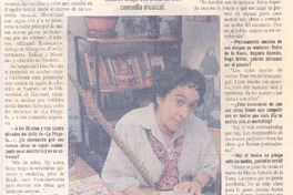 "Antes de morir quiero montar mis obras!" (entrevista)